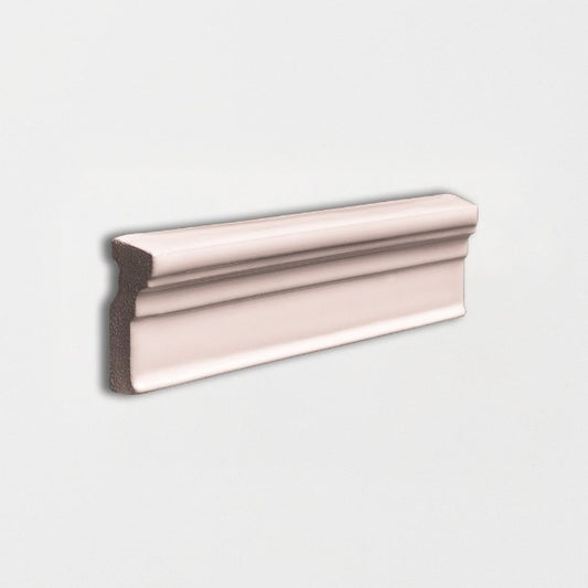 Blush Glossy Trim Ceramic Moldings 2" x 6"