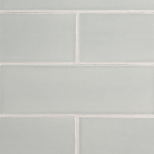 Powder Glossy Subway Ceramic Tile 4" x 12"