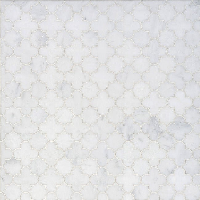 Clover Asian Statuary Marble Mosaic