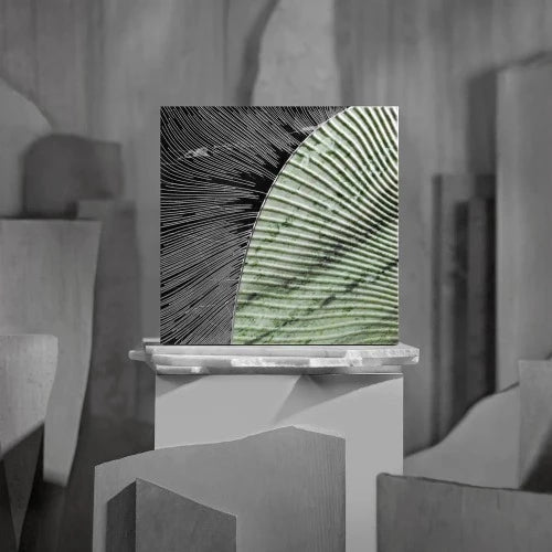 Artistic Tile Duo By Alison Rose Nero/Matcha Decorative Field