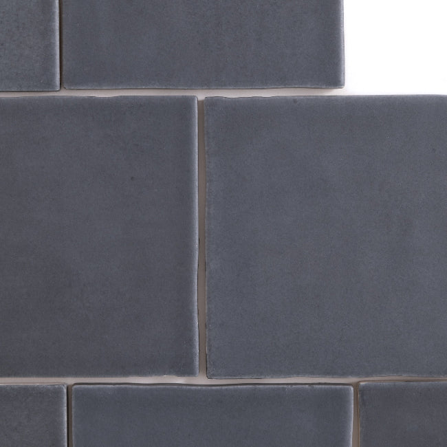Arden Ceramic Tile 4" x 4" in Dark Blue