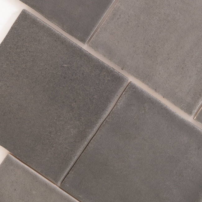 Arden Ceramic Tile 4" x 4" in Graphite