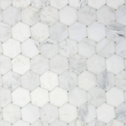 Beverly Asian Statuary Marble Mosaic