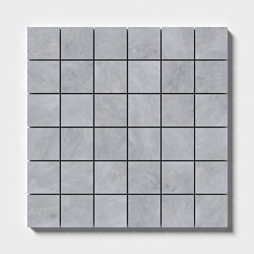 Bianco Lasa Honed Marble Mosaic Tile 2" x 2"