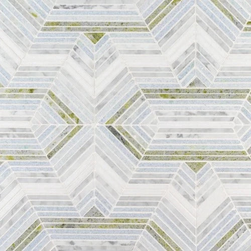 Blue Affairs Bayou Mosaic Tile