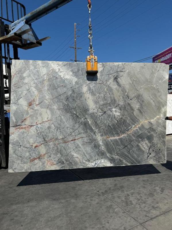 Blue Canyon Quartzite Slab in Los Angeles slab yard