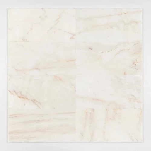 Calacatta Cream Honed Marble Tile 12" X 24"
