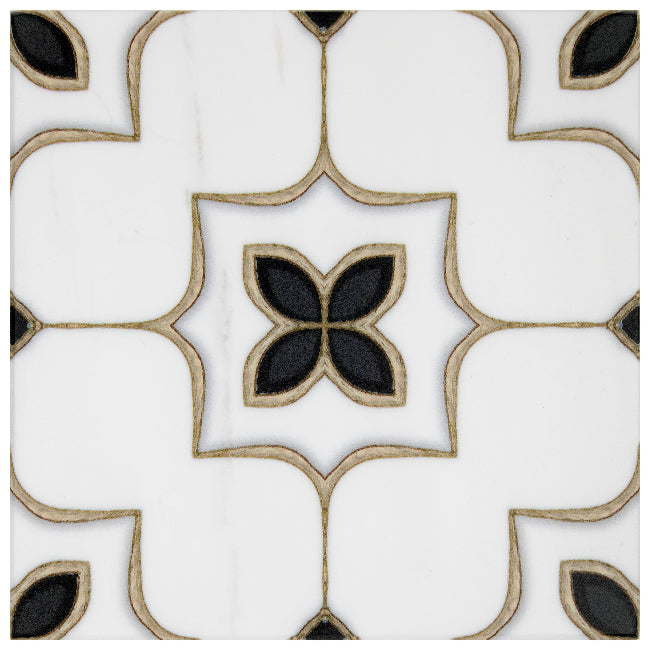 Colette in Onyx Marble Tile 12" x 12"