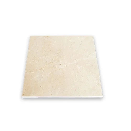 Crema Marfil Polished Marble Tile 12" X 12"