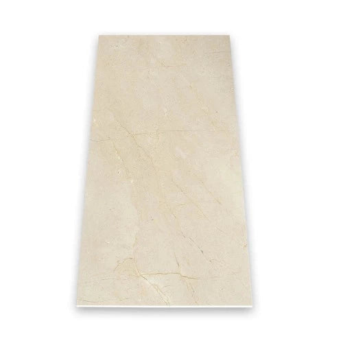 Crema Marfil Polished Marble Tile 12" X 24"