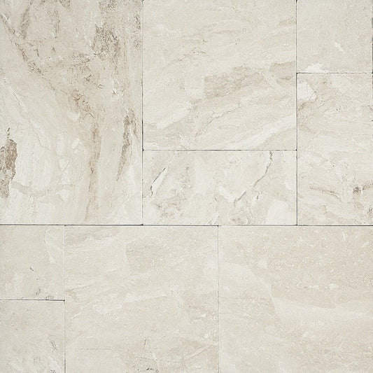 Crema Rivetta Tumbled Versailles Pattern Marble Pattern