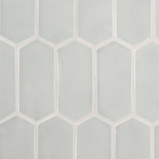 Powder Glossy Picket Ceramic Tile 3" x 6"