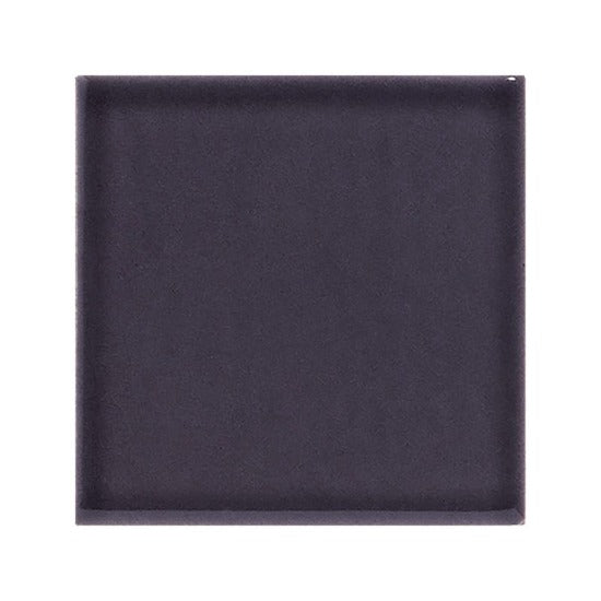 English Violet Crackled Ceramic Tile 4" x 4"