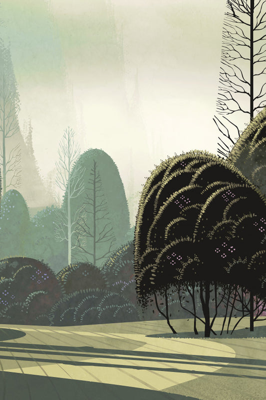 Arte Le Jardin Mystique Wallpaper