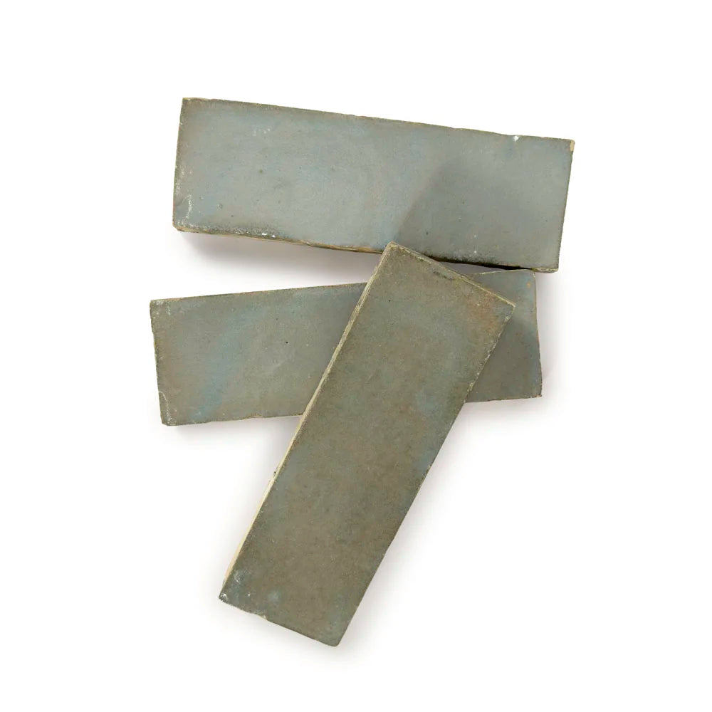Fez Zellige Tile Gris 2" x 6"