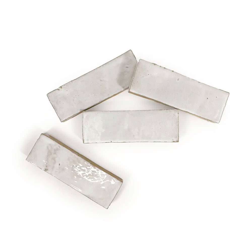 Fez Zellige Tile White 2" x 6"