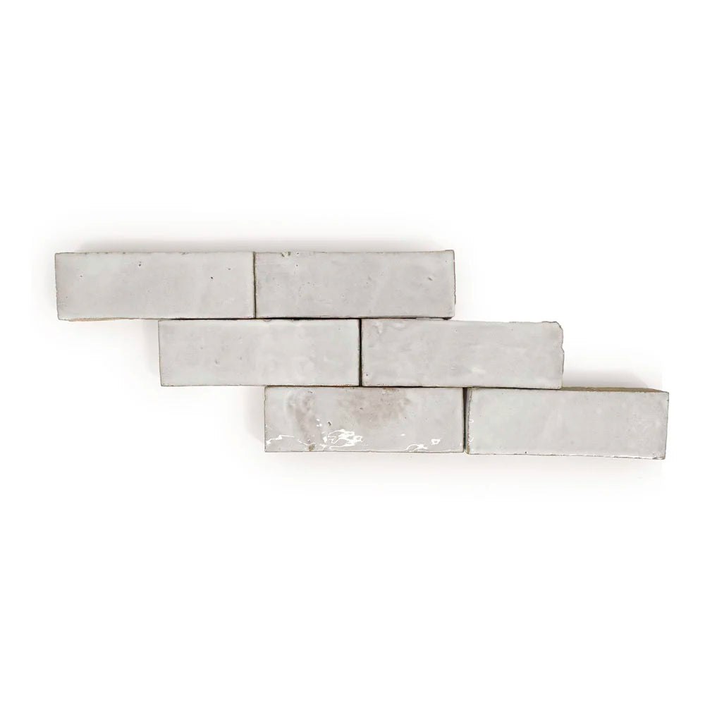 Fez Zellige Tile White 2" x 6"