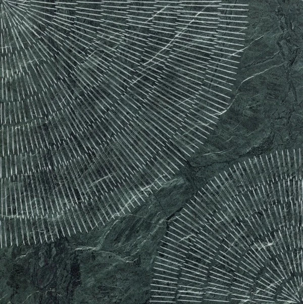 Artistic Tile Soleil Green Serpentine Decorative Field Tile