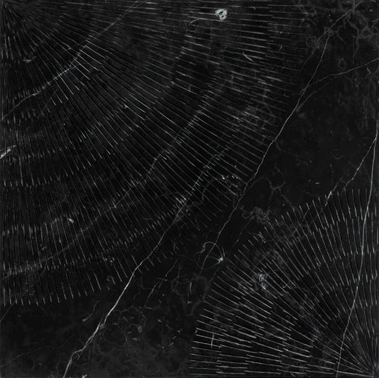 Artistic Tile Soleil Nero Marble Decorative Field Tile