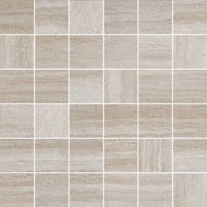 Himalayas Matte Porcelain Tile in Cream 2" x 2"