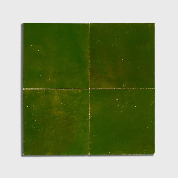 Juniper Glossy Zellige Tile 4" x 4"