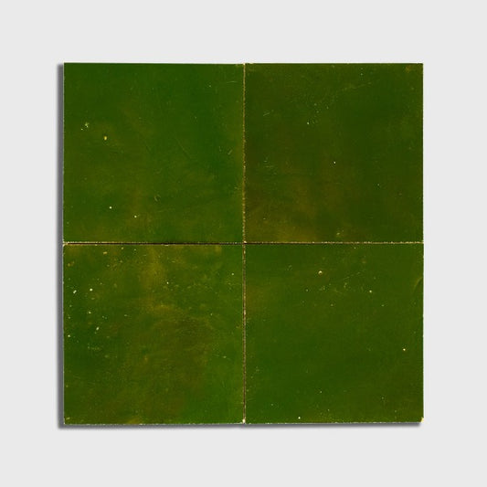 Juniper Glossy Zellige Tile 4" x 4"