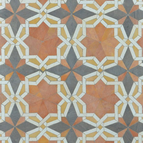 Laila Honed Limestone Mosaic