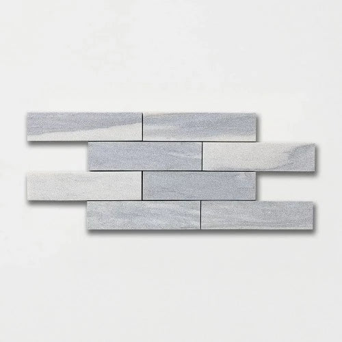 Striato Zeus Leather Marble Subway Tile 2" x 8"