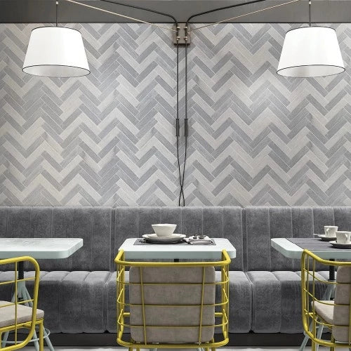 Striato Zeus Leather Marble Subway Tile 2" x 8"