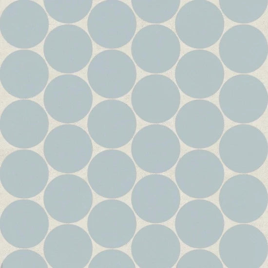 Moor 2" Penny Round Matte Porcelain Mosaic in Light Blue