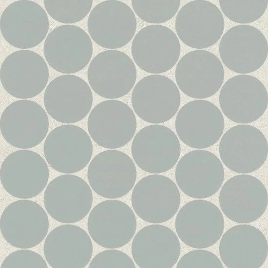Moor 2" Penny Round Matte Porcelain Mosaic in Light Green