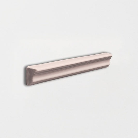 Blush Glossy Finish Trim Ceramic Moldings 1" x 6"