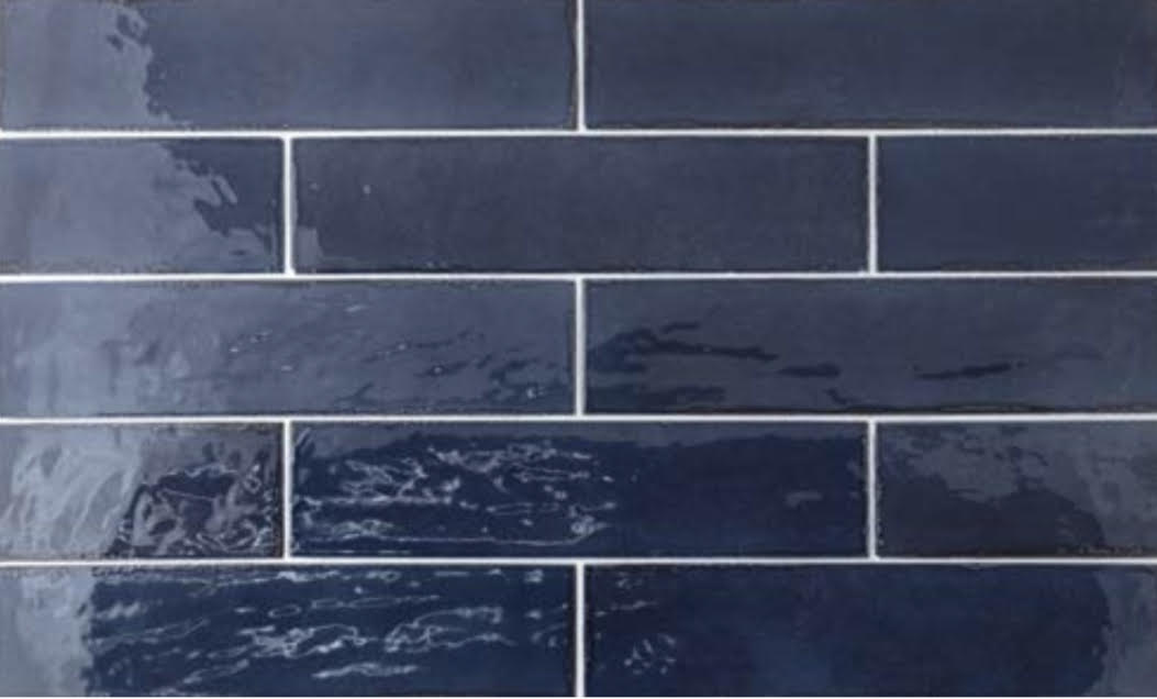 Maddox Navy Blue Wall Tile 2.5" x 10"