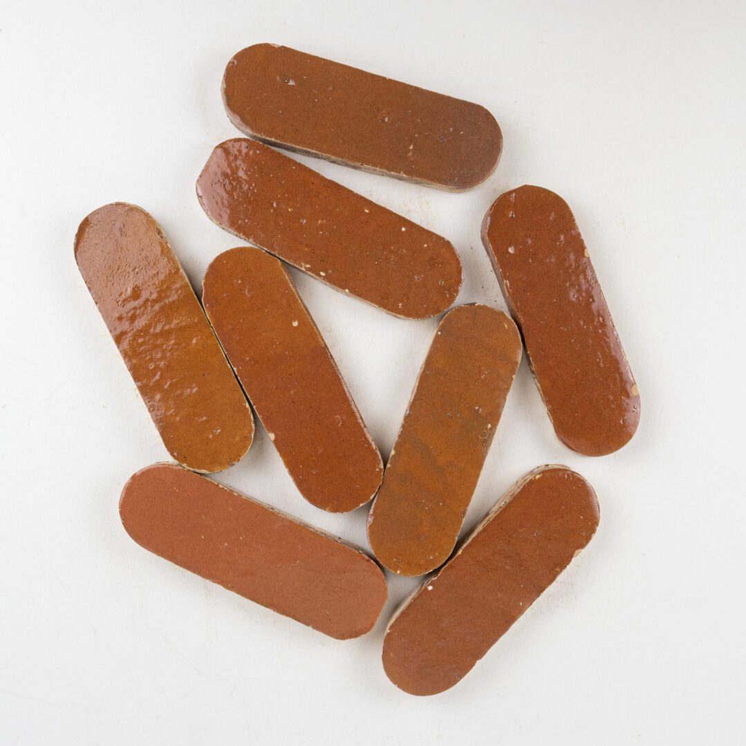 Red Oval Zellige Tile