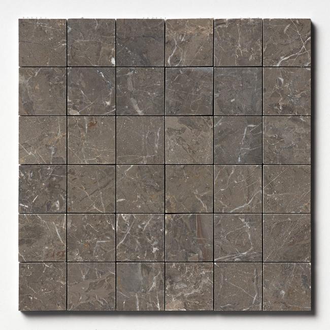 Mercury Honed Marble Mosaic 2" x 2"