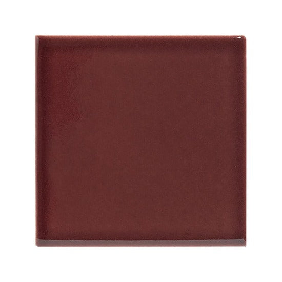 Merlot Crackled Ceramic Tile 4" x 4"