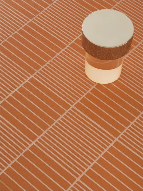 Artistic Tile Fringe Bold Red Field Tile