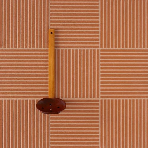 Artistic Tile Fringe Thin Red Field Tile