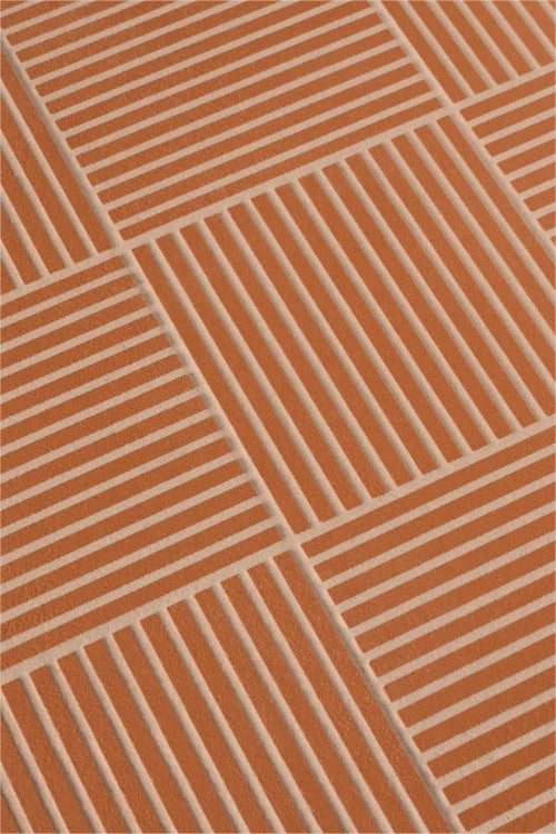 Artistic Tile Fringe Thin Red Field Tile