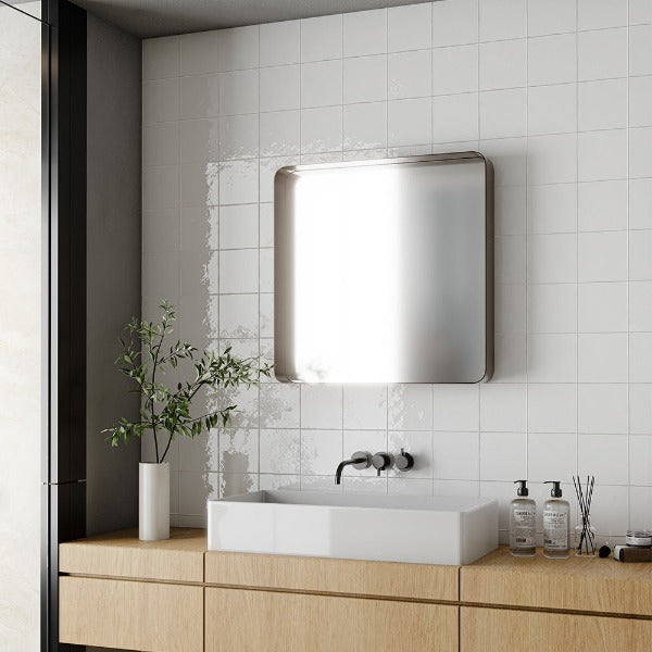 Milk Glossy Zellige Tile 4" x 4"
