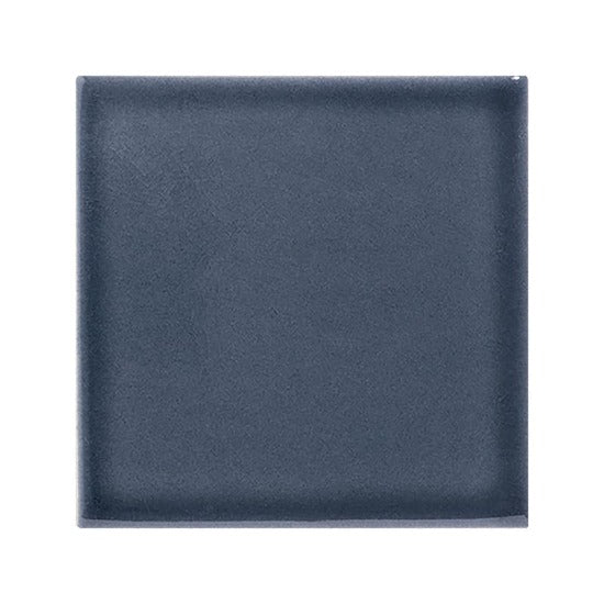 Naval Blue Crackled Ceramic Tile 4" x 4"