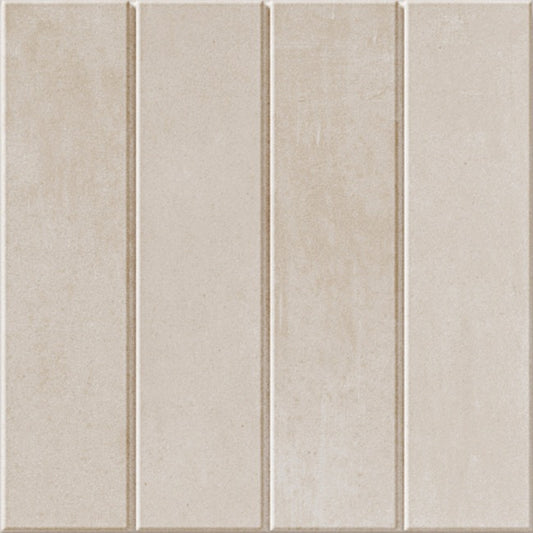 Raster Lines M Porcelain Tile in Off White