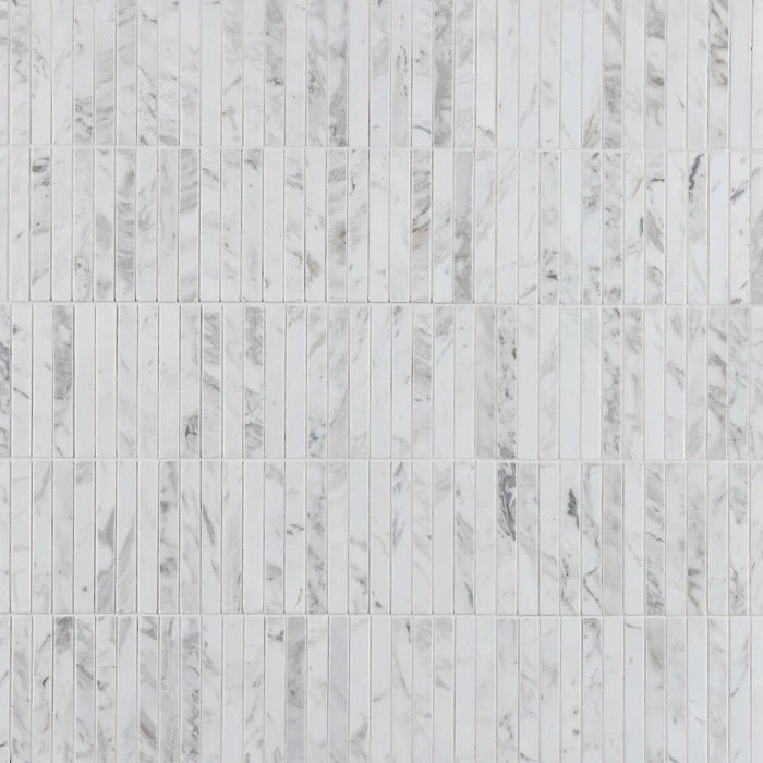 Artistic Tile Abbey Road Arabescato D'oro Marble Mosaic Honed Stone