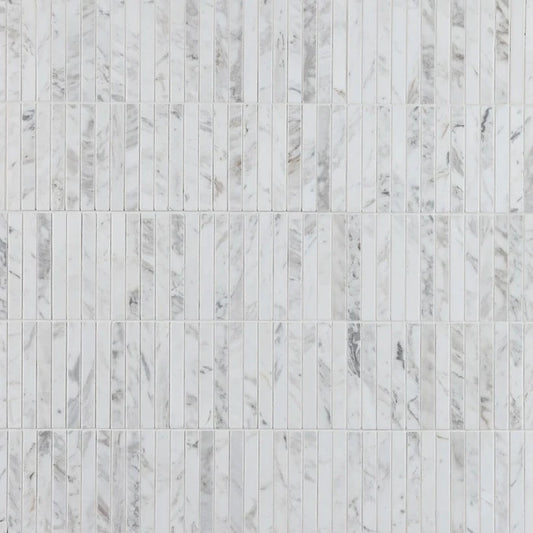 Artistic Tile Abbey Road Arabescato D'oro Marble Mosaic Honed Stone