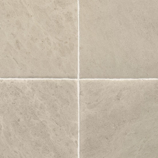 Artistic Tile Barley Limestone Field Tile Roman Antiqued 18" X 18" Stone Chiseled Edge