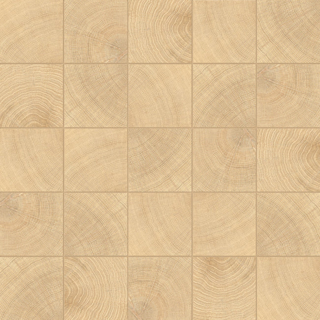 Artistic Tile End Cut Oak Mosaic Tile Matte Porcelain