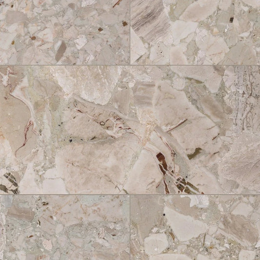 Artistic Tile Quattro Stagioni Marble Tile Honed 12" X 24" X 3/8" Stone Aris Edge
