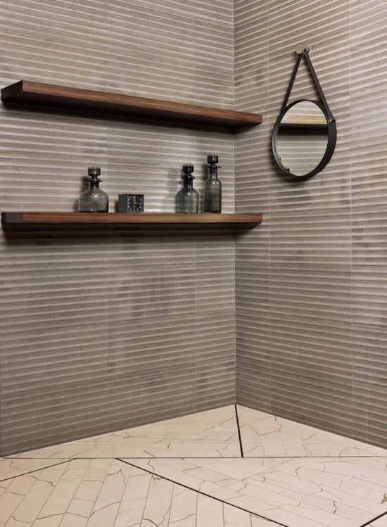 Artistic Tile Pannelli Grey Foussana Limestone Field Dimensional