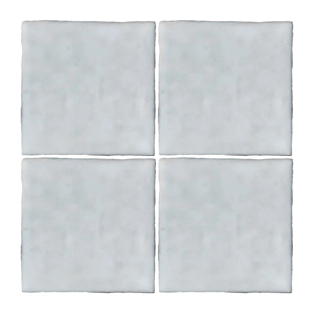 Paloma Pearl Grey Solid Tile 5" x 5"