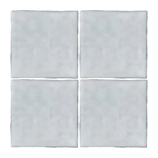 Paloma Pearl Grey Solid Tile 5" x 5"
